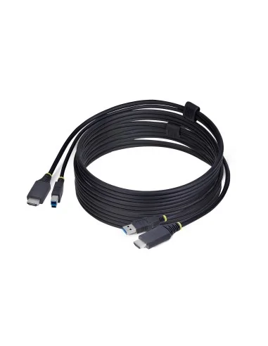 StarTech.com 10ft (3m) HDMI and USB 5Gbps KVM Cable, 4K 60Hz, HDMI 2.0 and USB Combo Cable for KVM Switches