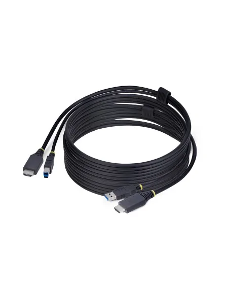 StarTech.com 10ft (3m) HDMI and USB 5Gbps KVM Cable, 4K 60Hz, HDMI 2.0 and USB Combo Cable for KVM Switches
