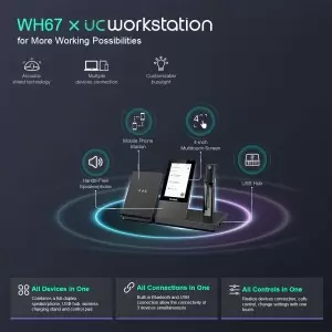 Yealink WH76 Wireless Headset | Yealink Ireland