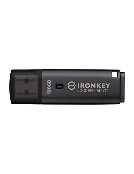 Kingston Technology IronKey 128GB Locker Plus 50 G2, FIPS 197, AES-256