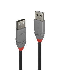 Lindy 1m USB 2.0 Type A to A Cable, Anthra Line
