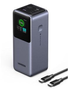 Ugreen 20000mAh 130W Fast Charging Powerbank Lithium Grey