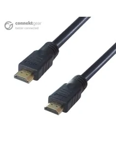connektgear 20m HDMI V2.0 4K UHD Active Connector Cable - Male to Male Gold Connectors + Ferrite Cores