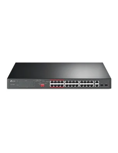 TP-Link 24-Port 10/100Mbps + 2-Port Gigabit Unmanaged PoE+ Switch