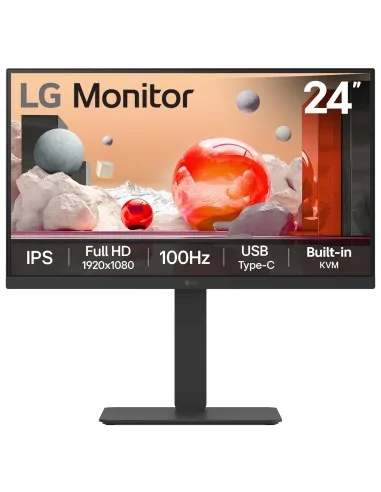 LG 24BA650-B computer monitor 60.5 cm (23.8") 1920 x 1080 pixels Full HD LED Black