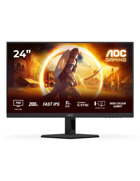 AOC G4 24G4HRE computer monitor 60.5 cm (23.8") 1920 x 1080 pixels Full HD LED Black, Red