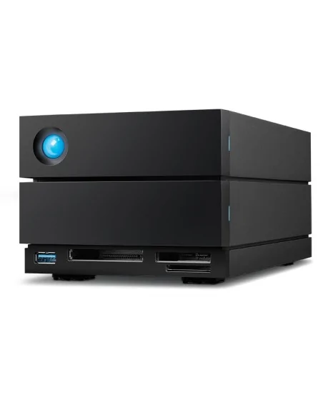 LaCie 2big Dock disk array 48 TB Desktop Black