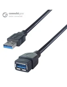 connektgear 2m USB 3 Extension Cable A Male to A Female - SuperSpeed