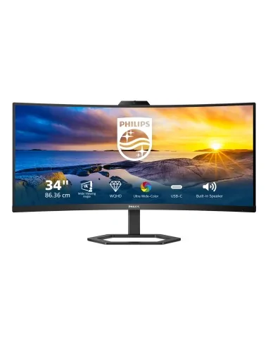 Philips 5000 series 34E1C5600HE/00 computer monitor 86.4 cm (34") 3440 x 1440 pixels 4K Ultra HD LED Black