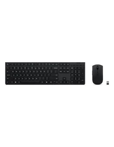 Lenovo 4X31R64350 keyboard Mouse included Home/Office RF Wireless + Bluetooth QWERTY UK English Grey