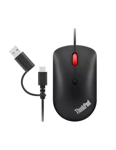 Lenovo 4Y51D20850 mouse Office Ambidextrous USB Type-C Optical 2400 DPI
