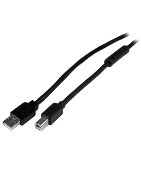 StarTech.com 65ft (20m) Active USB 2.0 A to B Cable, Long USB Cable, USB Printer Cable, 1x USB A (M), 1x USB B (M), Black