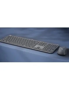 Logitech 920-012511 keyboard Mouse included Office RF Wireless + Bluetooth QWERTY UK English Graphite