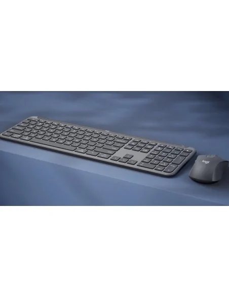 Logitech 920-012511 keyboard Mouse included Office RF Wireless + Bluetooth QWERTY UK English Graphite
