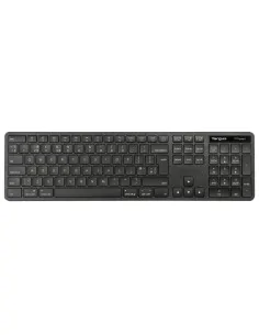 Targus EcoSmart AKB873UK keyboard Universal RF Wireless + Bluetooth QWERTY UK English Black