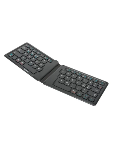 Targus AKF003NO keyboard Universal Bluetooth QWERTY Nordic Black