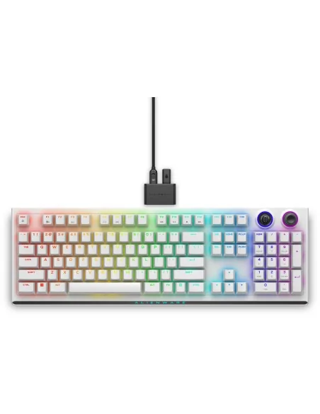 Alienware Tri-Mode AW920K keyboard Gaming USB + RF Wireless + Bluetooth White