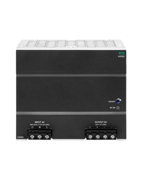 HPE Aruba Networking 4000i POE 54VDC 480W 100-240VAC DIN Power Supply