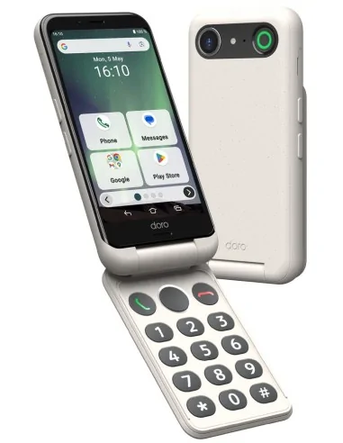 Doro Aurora A20 11.4 cm (4.5") Dual SIM Android 14 4G USB Type-C 4 GB 64 GB 3000 mAh Black, White