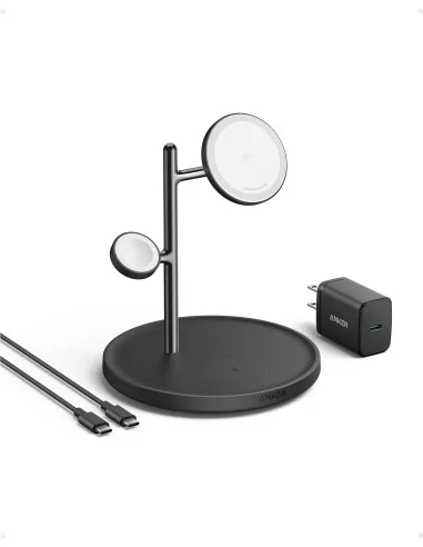 Anker B25M3212 mobile device charger Headphones, Mobile phone, Other, Smartwatch Black, White USB Indoor