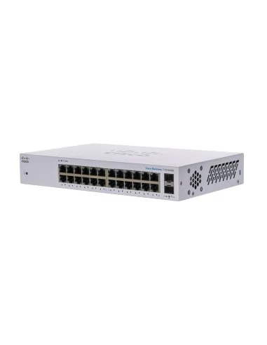 Cisco Business CBS110-24T-D Unmanaged Switch | 24 Port GE | 2x1G SFP Shared | Limited Lifetime Protection (CBS110-24T-D)