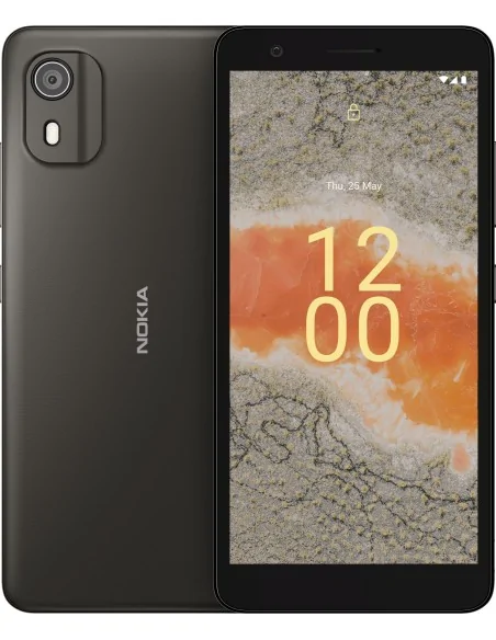 Nokia C C02 13.8 cm (5.45") Dual SIM Android 12 4G Micro-USB 2 GB 32 GB 3000 mAh Charcoal