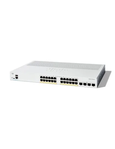 Cisco Catalyst 1300-24P-4X Managed Switch, 24 Port GE, PoE, 4x10GE SFP+, Limited Lifetime Protection (C1300-24P-4X)