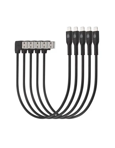 Kensington Charge & Sync Cable, Universal Tablet, USB to Lightning – 5 pack