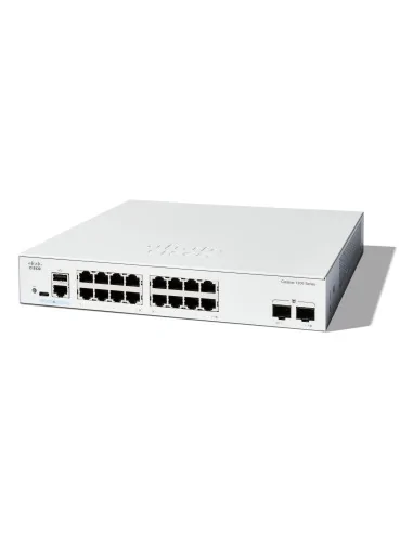 Cisco Catalyst 1200-16T-2G Smart Switch, 16 Port GE, 2x1GE SFP, Limited Lifetime Protection (C1200-16T-2G)