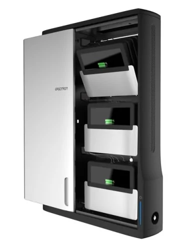 Ergotron DM12-1006-3 portable device management cart/cabinet Portable device management cabinet Black, Silver