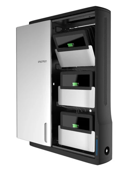 Ergotron DM12-1006-3 portable device management cart/cabinet Portable device management cabinet Black, Silver