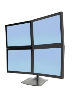 Ergotron DS Series DS100 Quad Monitor Desk Stand 61 cm (24") Black