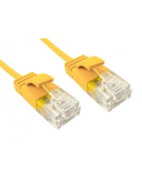 Cables Direct ERSLIM-100Y networking cable Yellow 0.5 m Cat6 U/UTP (UTP)