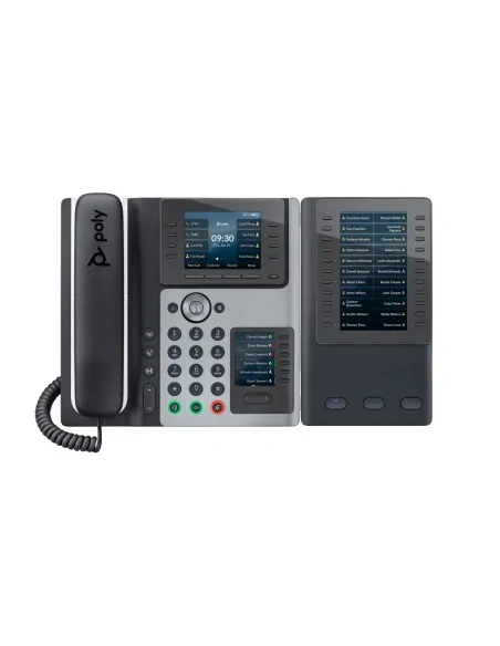 HP Poly Edge E400 IP Phone and PoE-enabled