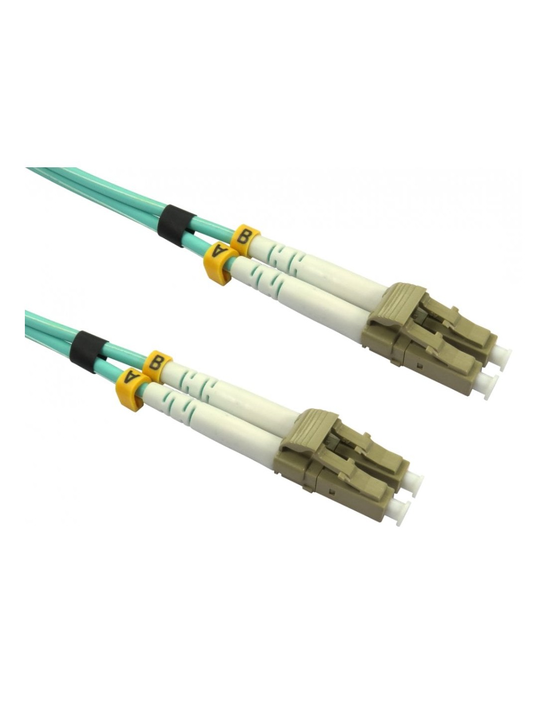 Cables Direct FB4M-LCLC-200D fibre optic cable 20 m LC OM4 Aqua colour