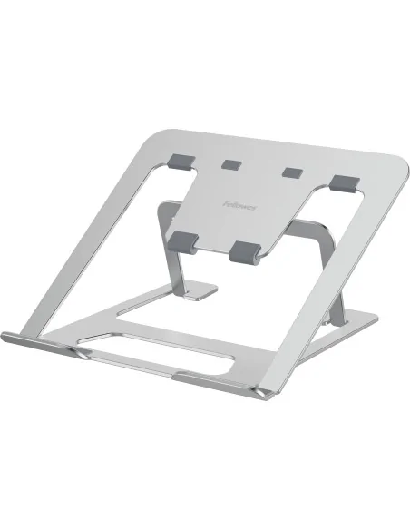 Fellowes Alumia Laptop Riser Portable Laptop Stand Max Size 15 inch Max Weight 5kg Silver