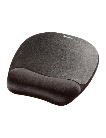 Fellowes Mouse Mat Wrist Support Memory Foam Mouse Pad Ergonomic Mouse Mat Black