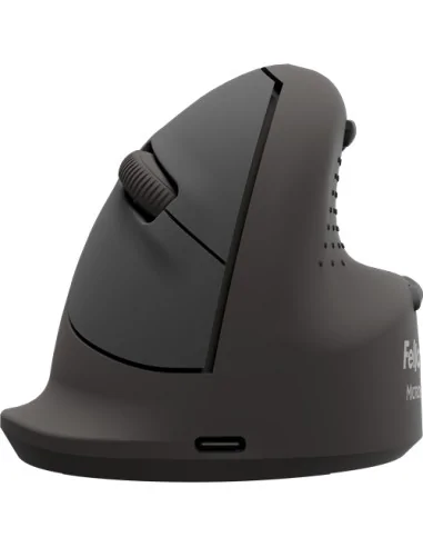 Fellowes Vertical Wireless Mouse Breyta Plus+ Ergonomic Left Handed Vertical Mouse with Antibacterial Protection Medium