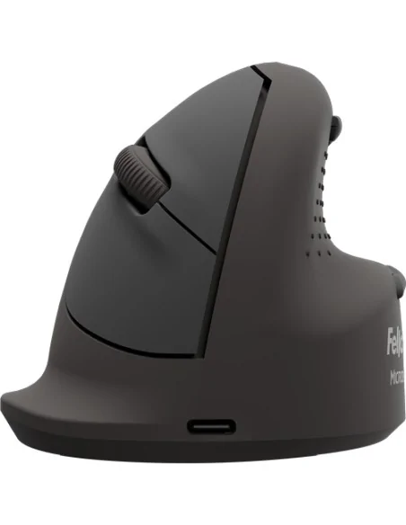 Fellowes Vertical Wireless Mouse Breyta Plus+ Ergonomic Left Handed Vertical Mouse with Antibacterial Protection Medium
