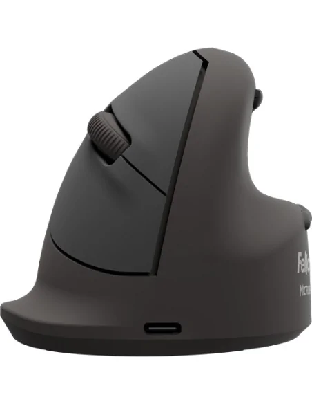 Fellowes Vertical Wireless Mouse Breyta Plus+ Ergonomic Right Handed Vertical Mouse with Antibacterial Protection Large