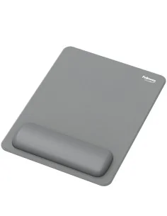 Fellowes Breyta XL Mouse Mat Wrist Rest XL Mouse Pad Wrist Support with Antibacterial Protection Ergonomic Mouse Mat Grey