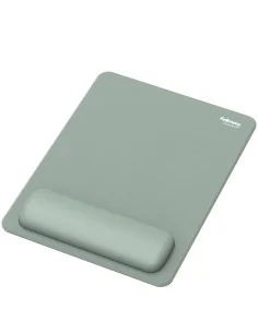 Fellowes Breyta XL Mouse Mat Wrist Rest XL Mouse Pad Wrist Support with Antibacterial Protection Ergonomic Mouse Mat Sage