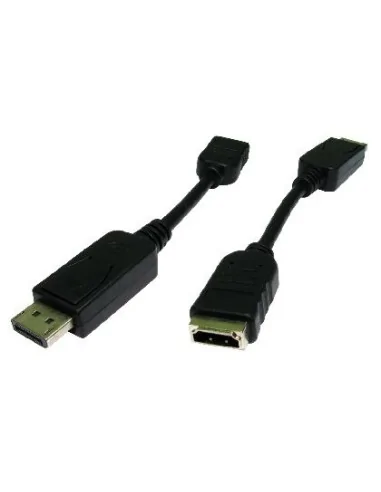 Cables Direct HDHDPORT-005CAB video cable adapter 0.15 m DisplayPort HDMI Black