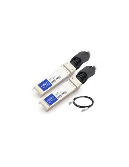 AddOn Networks J9281D-AO InfiniBand/fibre optic cable 1 m SFP+ Black, Grey