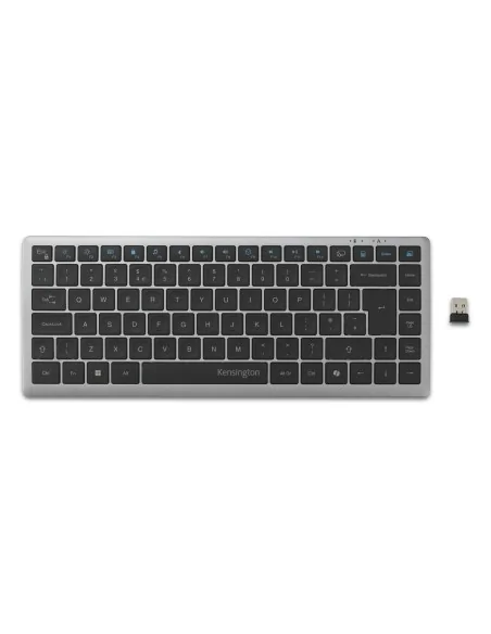 Kensington KB435 EQ Rechargeable Multi-Device Compact Keyboard