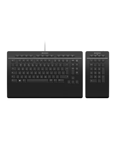 3Dconnexion Pro with Numpad keyboard Office USB + RF Wireless + Bluetooth QWERTY English Black