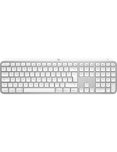 Logitech MX Keys S for Mac keyboard Office RF Wireless + Bluetooth QWERTY UK English Aluminium, White