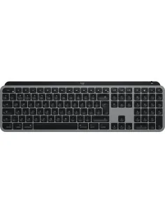 Logitech MX Keys S for Mac keyboard Office RF Wireless + Bluetooth QWERTY UK English Aluminium, Black