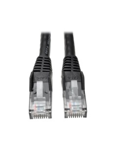 Tripp Lite N201-005-BK Cat6 Gigabit Snagless Molded (UTP) Ethernet Cable (RJ45 M/M), PoE, Black, 5 ft. (1.52 m)