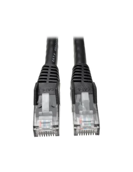 Tripp Lite N201-005-BK Cat6 Gigabit Snagless Molded (UTP) Ethernet Cable (RJ45 M/M), PoE, Black, 5 ft. (1.52 m)